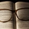 This shows reading glasses and a book