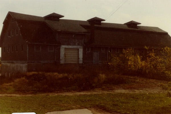 This undated photo shows Sullivan's historic barn at 49 Cass Street, before it was converted into office space in 2000. The building is currently undergoing renovations to house an early childhood care center.