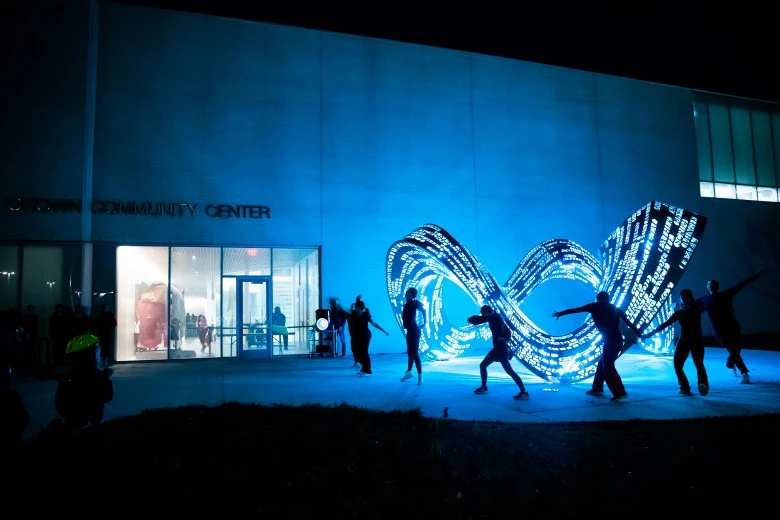 The Evanston Dance Ensemble performed Common Ground, a dance specially choreographed for the Robert Crown Community Center.